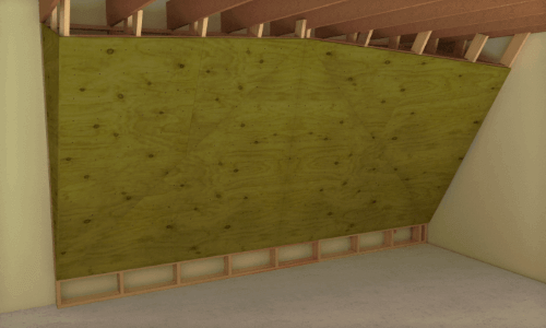 Plywood Climbing Wall